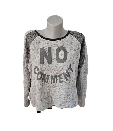 NO COMMENT cooler leichter Pullover Gr. S