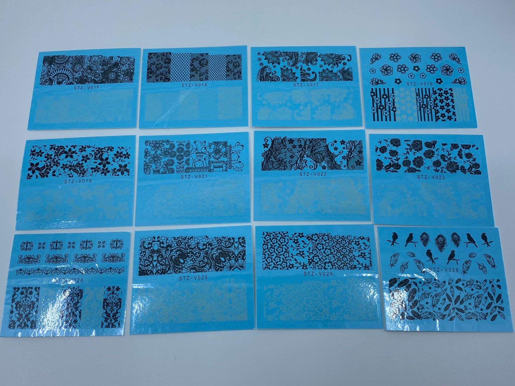 Sticker: 12 tollen Bögen Wassertransfer Nagelaufkleber  No2 – Nuovo (secondo la descrizione) da Langwiesen venduto da rtWebshop