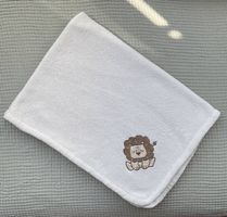 Babydecke Fleece Löwe, beige