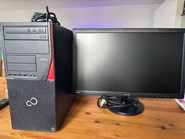 Voll funktionsfähiger Fujitsu PC Intel Pentium G3220 3 GHz