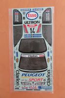 Tamiya RC Decal 58224 Peugeot 306 NEU Original 1998