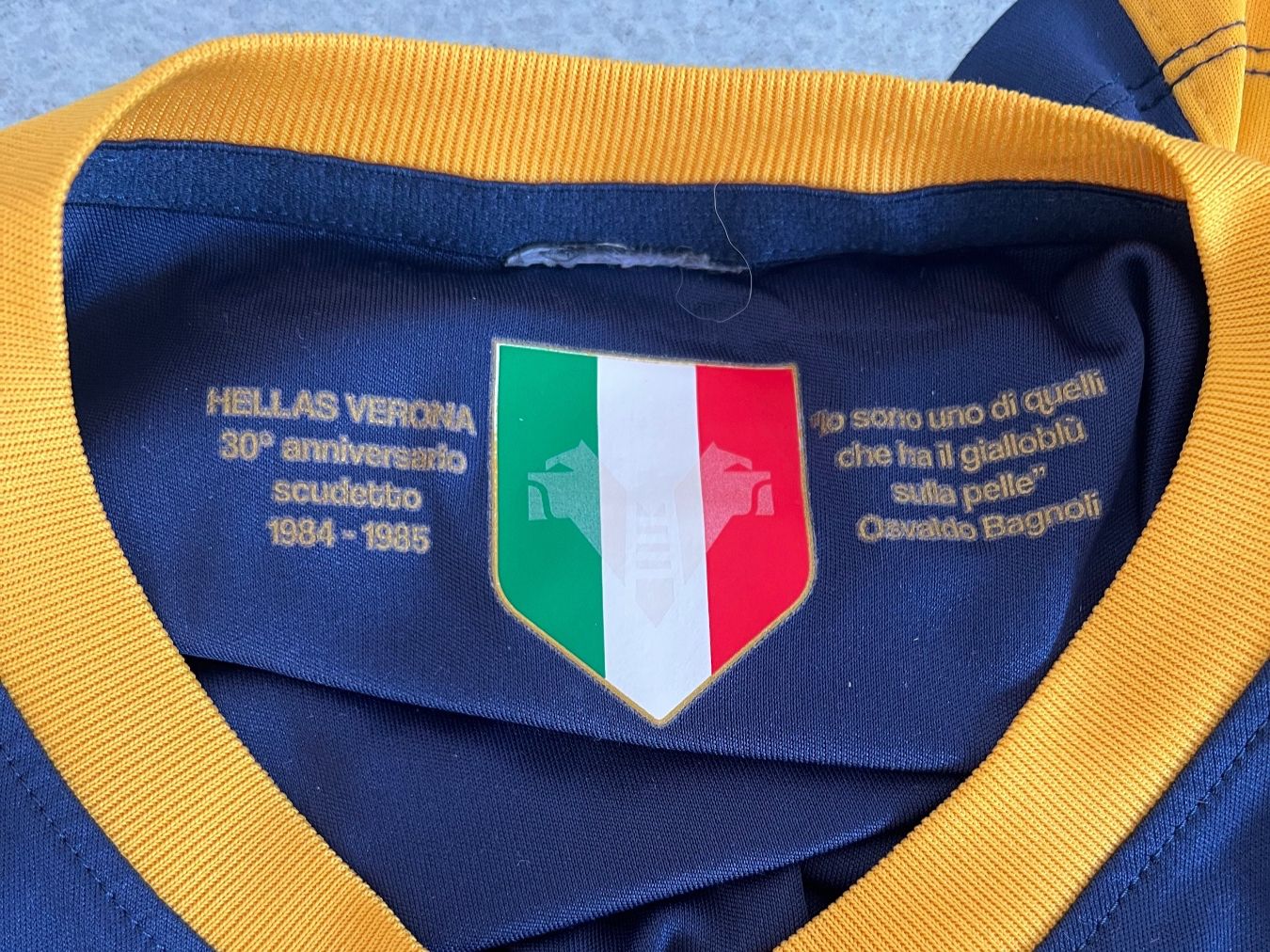 Nike Canottiere & Pantaloni: Hellas Verona Langarmtrikot 2014-15 – Usato da Fribourg venduto da lea_r6sd 4