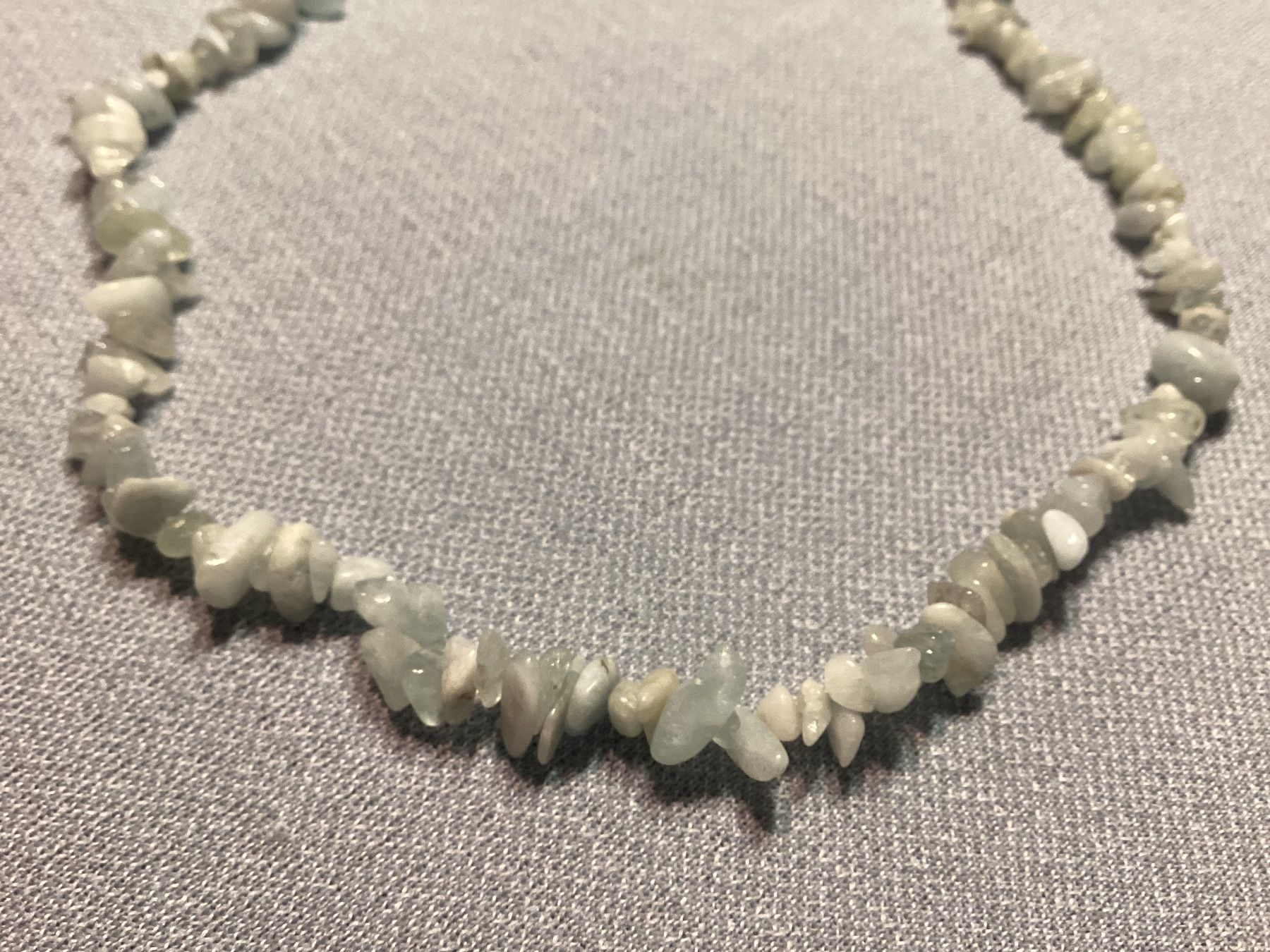 Catenine: Schöne Edelstein Splitterkette; Aquamarin – Usato da Laax venduto da kri_95f5 1