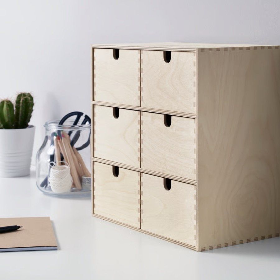 Ikea Commodes: IKEA - 2x MOPPE Mini-commode contreplaqué de bouleau - NEUF – Neuf avec emballage d'origine à Genève par PoissonBlue 7