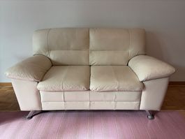 Ledersofa für 2 Personen