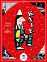 Zirkus KNIE - Jubiläum 2019 Programm und Zirkuswerbemat.