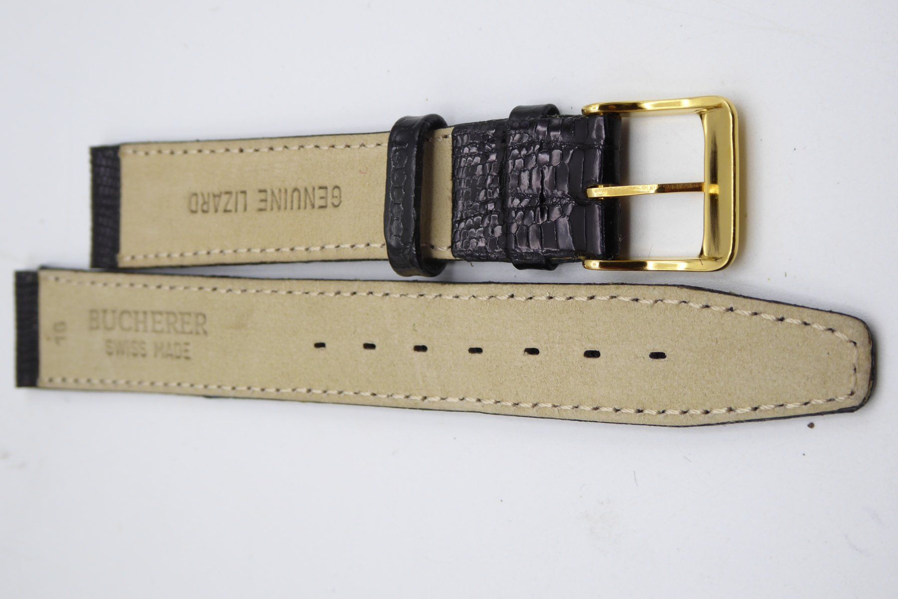 Bucherer Armbänder & -reifen: Bucherer Lizard leather strap 16mm – Neu (gemäss Beschreibung) aus Geneve von adr_xk6n 2