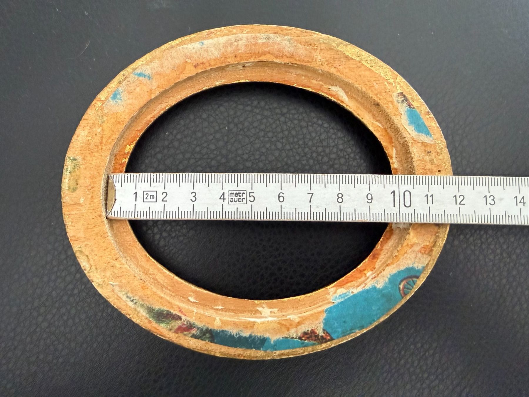 Bilderrahmen: Bilderrahmen Holz  oval  ohne Glas – Gebraucht aus Subingen von ArtBead 5