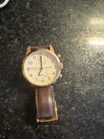 Armbanduhr Fossil Lederarmband braun 5 ATM gebraucht