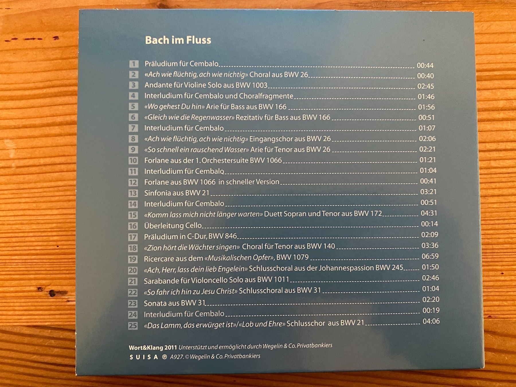 CDs: CD - Wort & Klang 2011 - Strömung – Gebraucht aus St.Gallen von kingsamas 1