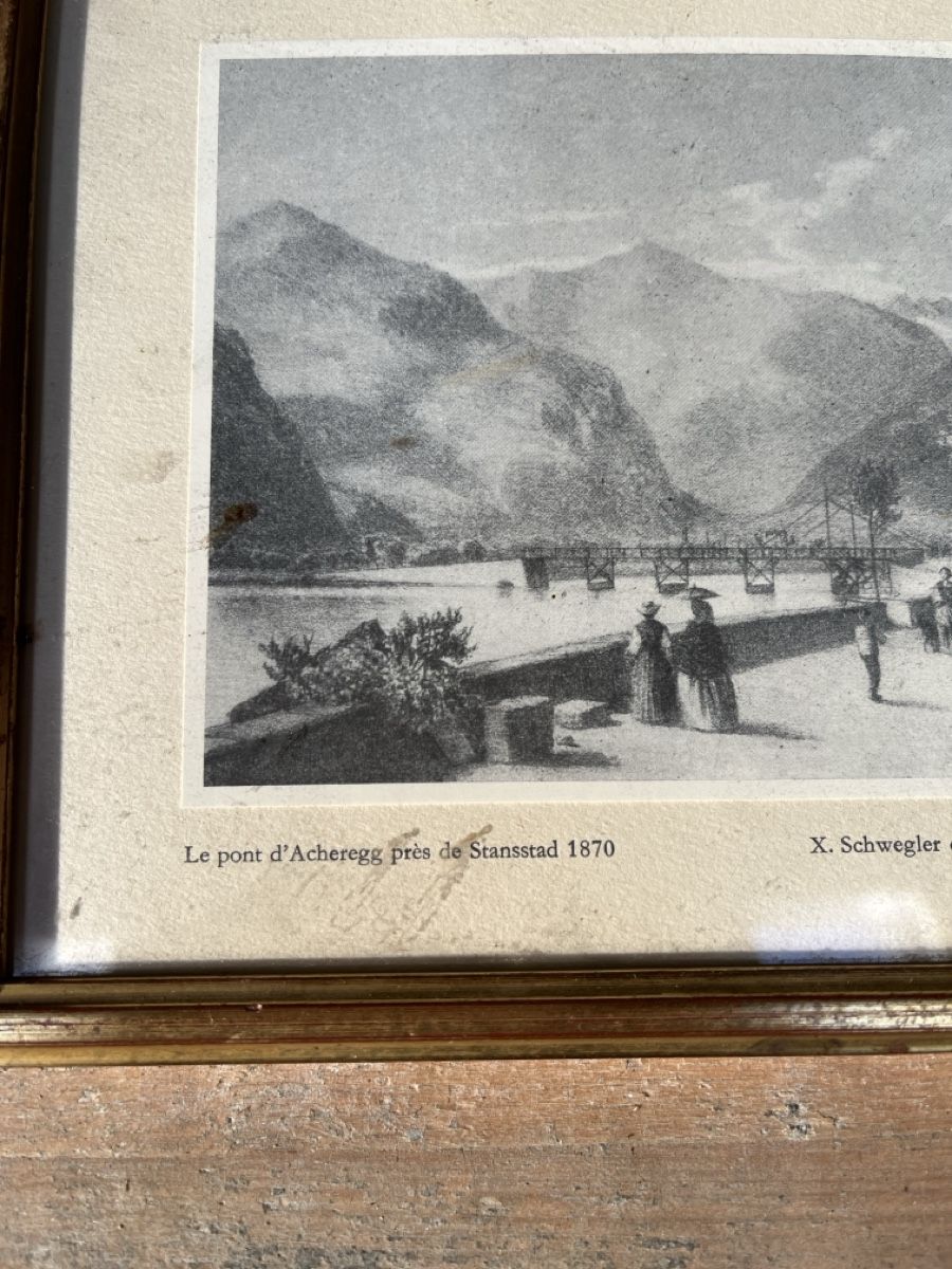 Incisioni: Bild Acheregg bei Stansstad, 1870 – Usato da Wiggen venduto da Zauber_fee 1
