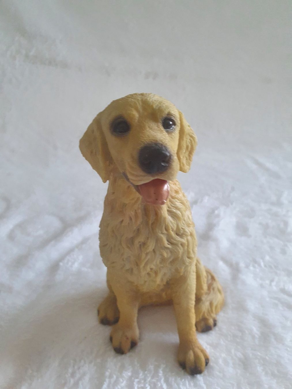 Statuette: Figur "Golden Retriever" aus Kunststein oder Resin – Usato da Abtwil AG venduto da MaVo.0710 2