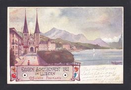 Eidg. SCHÜTZENFEST Luzern 1901, Sonderstempel!