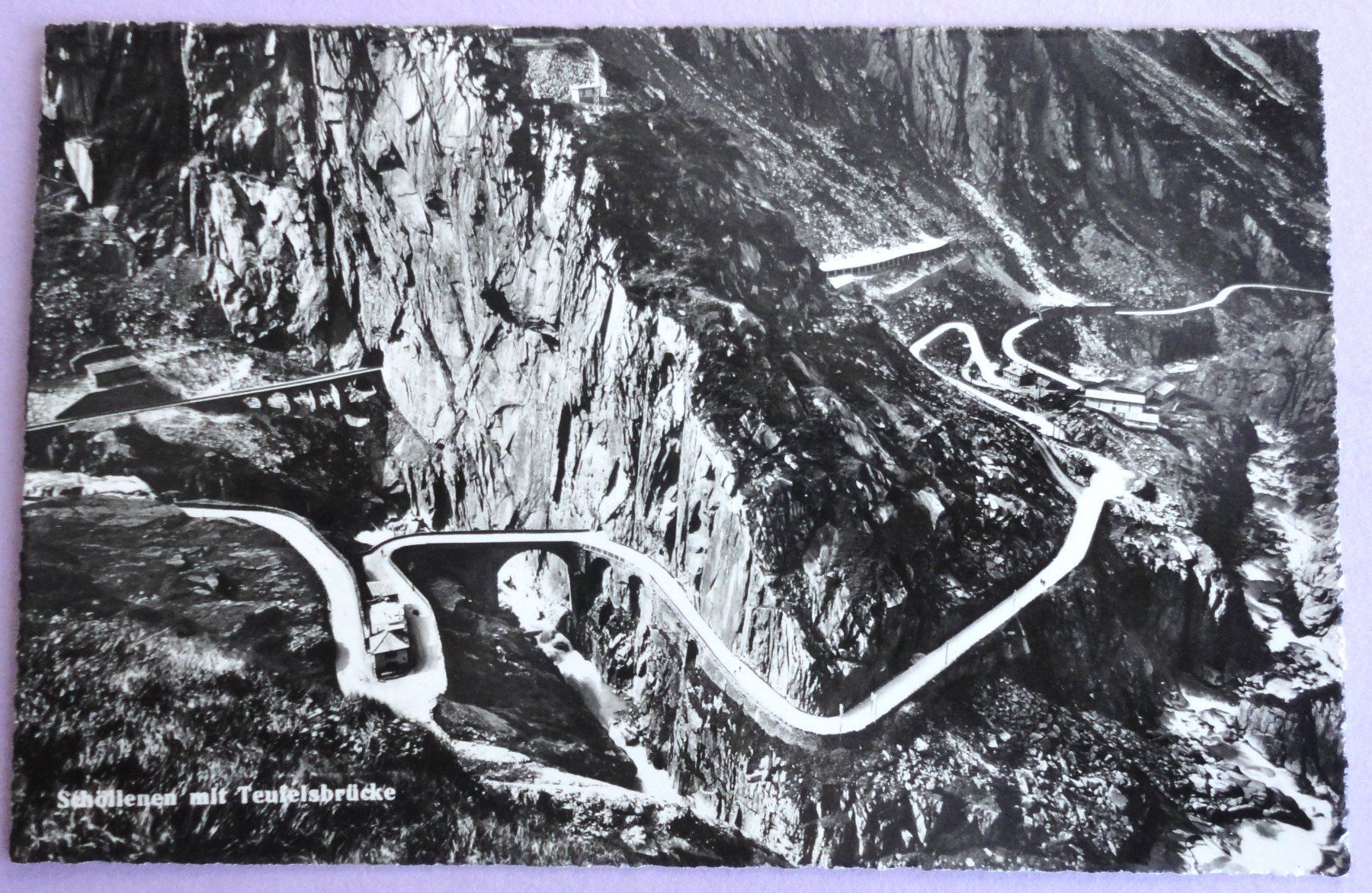 Cartoline postali: Schöllenen mit Teufelsbrücke – Usato da Fétigny venduto da Billy2miny