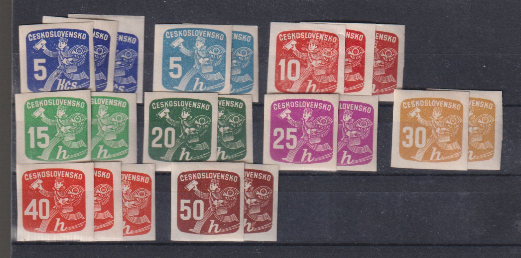 Alle Briefmarken: Doublettenlot Zeitungsmarken Tschechien – Neu (gemäss Beschreibung) aus Koblenz von Boerse6