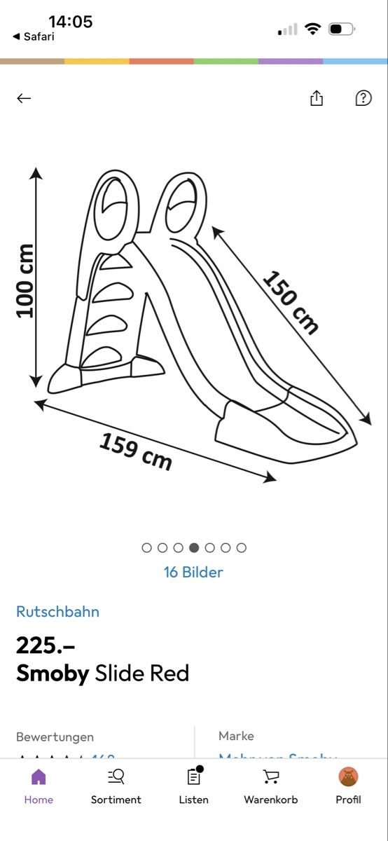Smoby Rutschbahn: Rutschbahn Smoby Slide red – Gebraucht aus Hasle b. Burgdorf von fra_72qv 4