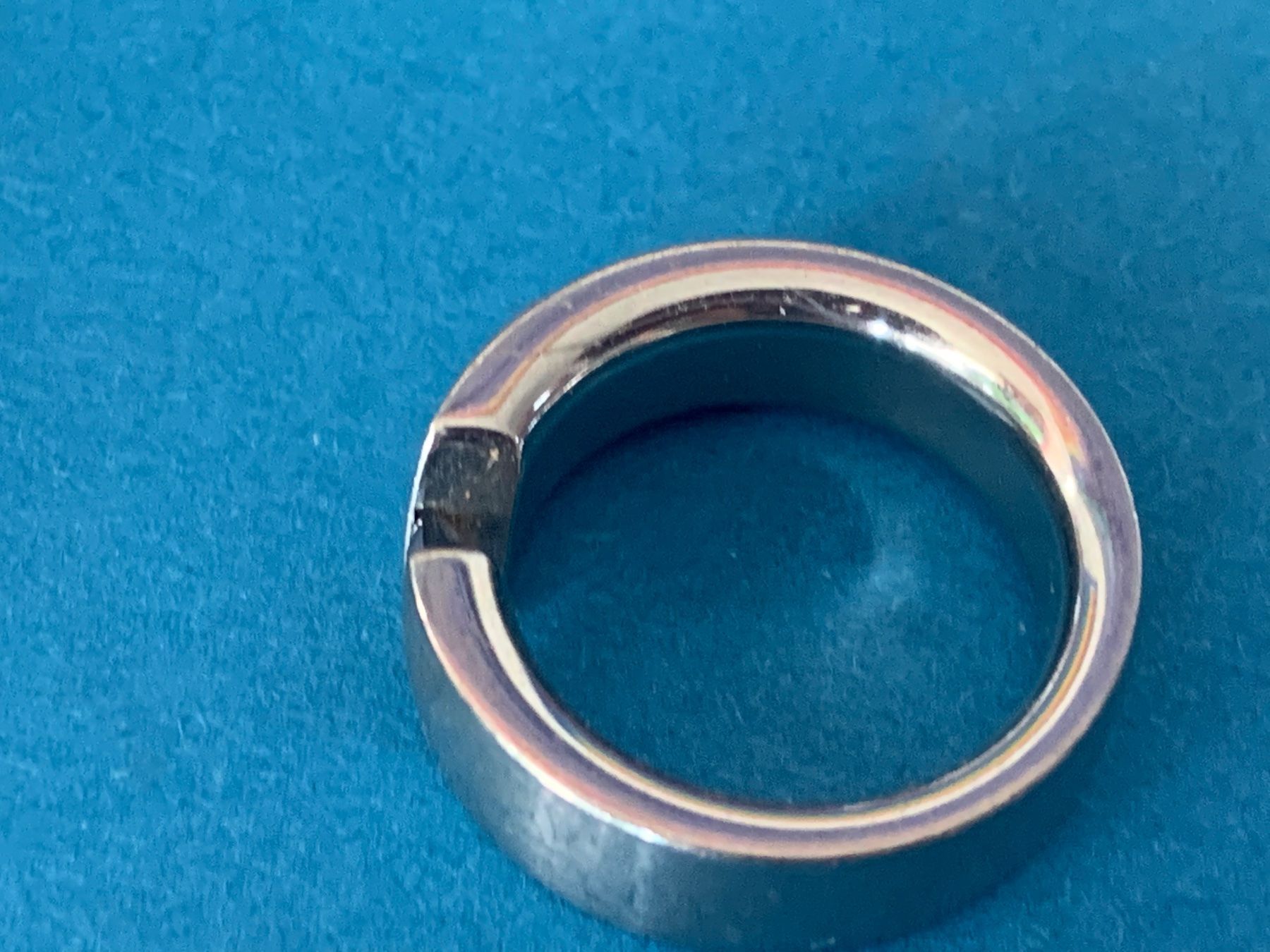 Anelli: Edelstahlring blue stone(54) – Usato da Dittingen venduto da Bijoubelle 1