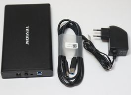 Tevion Sata 3.5" USB 3.0 Gehäuse für externe Festplatte