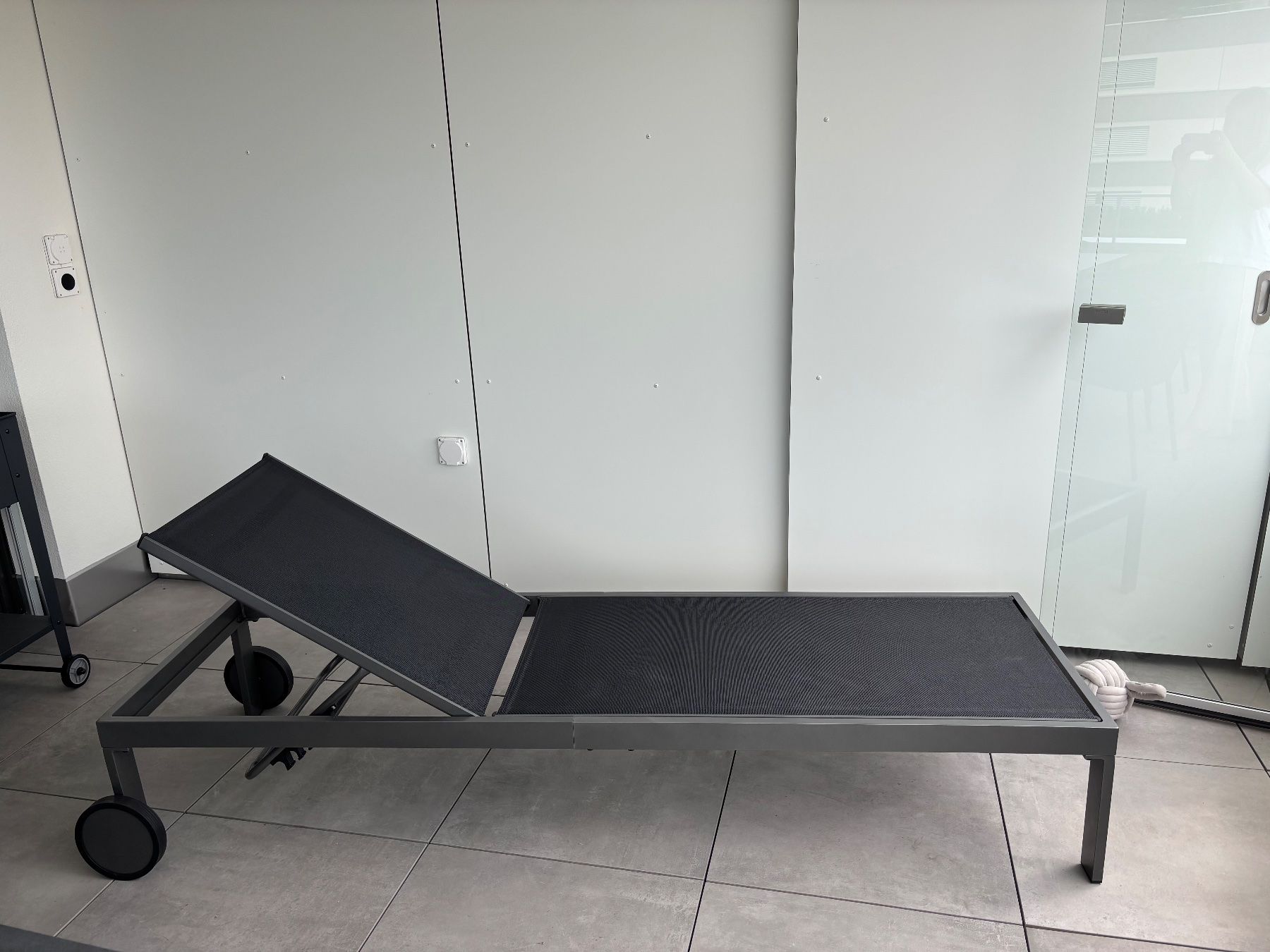 Liegen & Liegestühle: Liegestuhl Rimini anthrazit rollbar Acamp – Gebraucht aus Buchrain von Fabs279