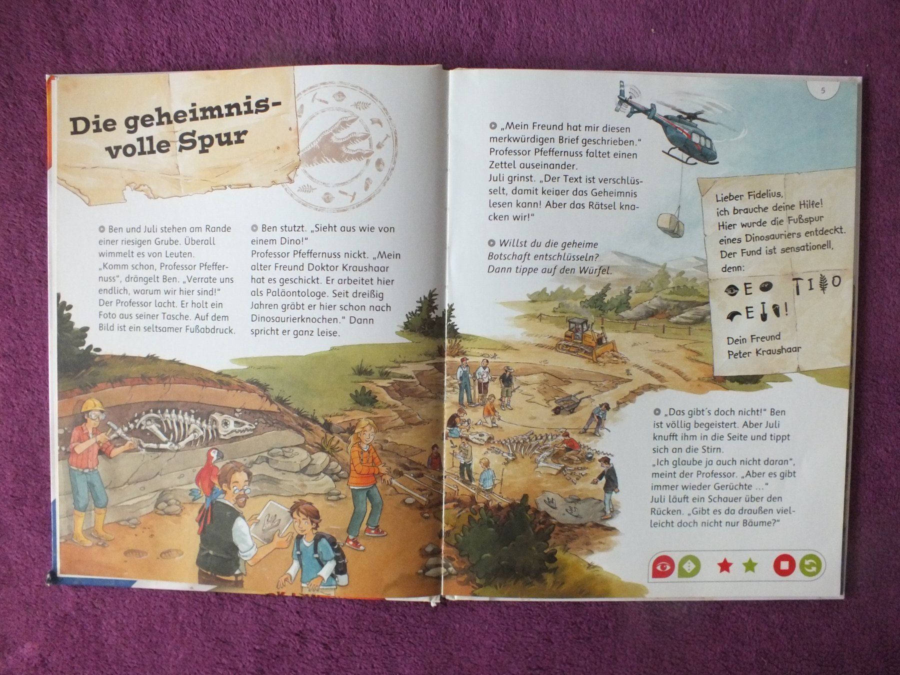 Libri: tiptoi Buch " Expedition Wissen - Dinosaurier " – Usato da Müllheim Dorf venduto da Seeeule01 2