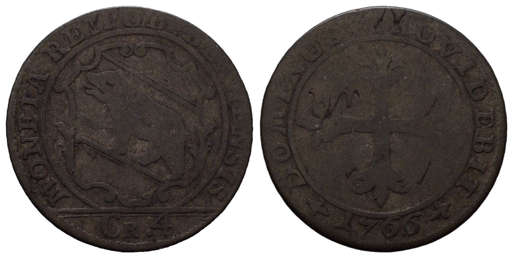 Tutti le monete: Bern Batzen 1766  /2312 – Usato da Trimbach venduto da Solothurn1