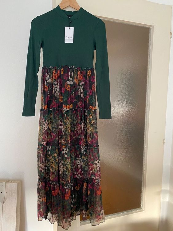 Robe Desigual Taille L - Modèle Coloré (multicouleur) - Midi - Neuve Avec étiquettes