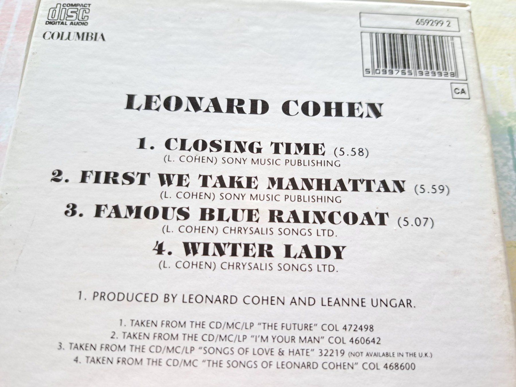 CD: Cd Leonard Cohen - Closing Time Limited edition – Usato da Pully venduto da bro_n52j 3