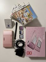 Nintendo DS Konsole pink wie neu mit OVP und 7 Spielen