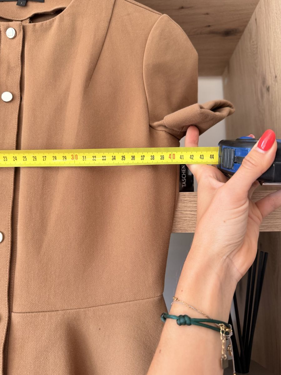 Maje Kleider: Robe MAJE 36 brun – Gebraucht aus La Croix (Lutry) von secondhandZara 4