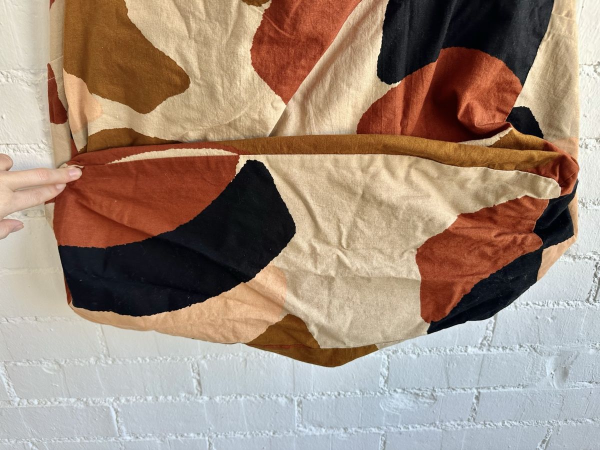 Zara Borse: ZARA Gemusterte Maxi-Tasche aus Baumwolle – Usato da Bern venduto da Fraeuleinhonig 6