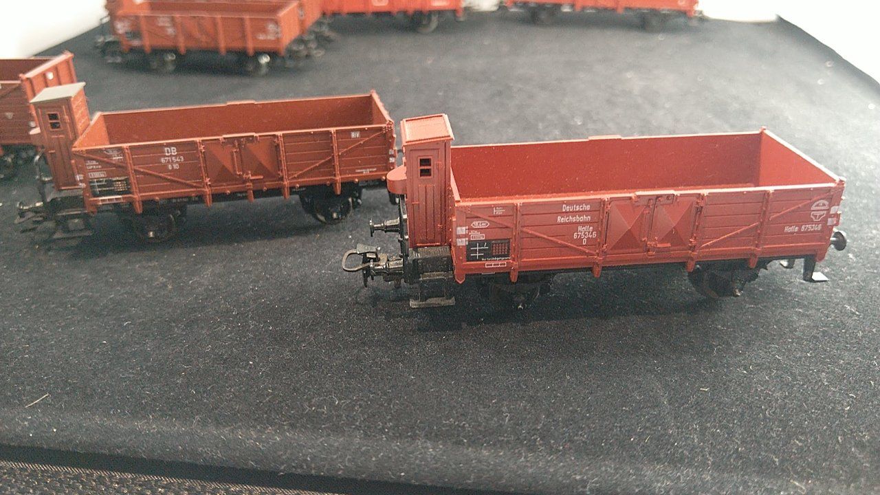 Märklin Modellini di ferrovie: Offene Güterwagen 9 Stück – Usato da Uster venduto da Regenwurm61 4