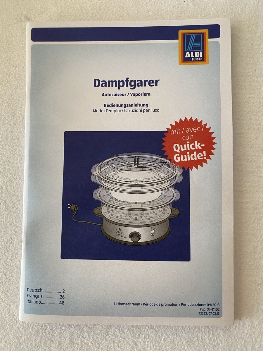 Küchengeräte: Kitchenware Dampfgarer, neu – Neu und originalverpackt aus Dietlikon von sepiwaku 3