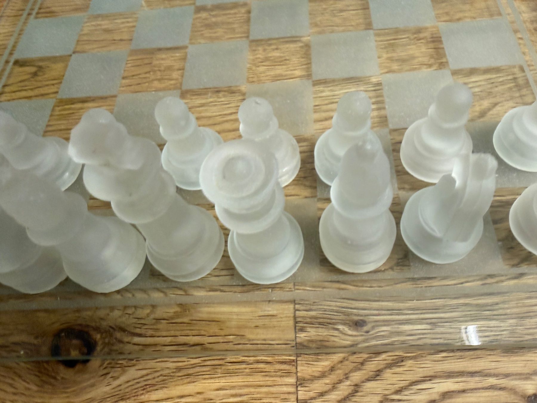 Giochi: Schachspiel aus Glas, komplett – Usato da Gattikon venduto da Guegis66 1