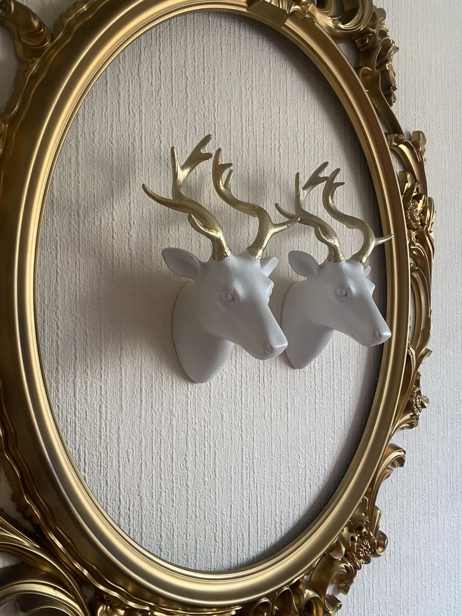 Maisons du monde Tutte le decorazioni: Ensemble décoratif, duo têtes de cerf avec cadre – Usato da Bussigny venduto da cac_q2c6 2