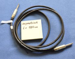 Jack-Kabel asymetrisch, 1.8m, Klinken, NEU