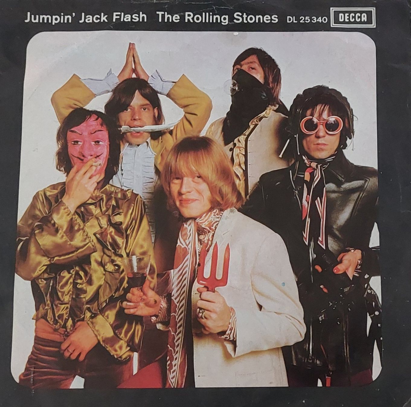 Dischi in vinile: The Rolling Stones Single Jumpin Jack Flash – Usato da Zug venduto da storsi