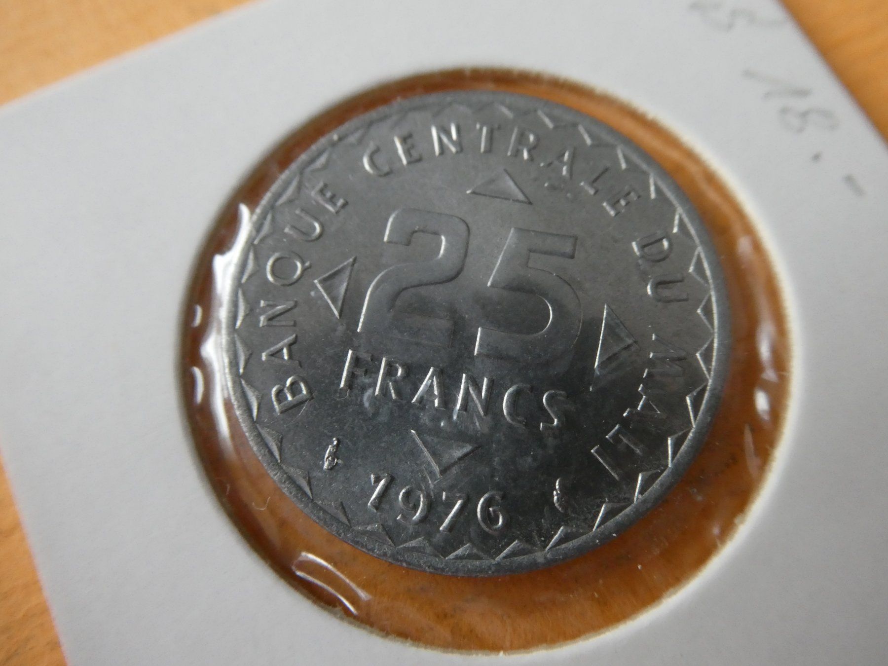 Toutes les monnaies: Mali 1976, 25 Francs    unz – D'occasion à Hinterforst par Rohusri 1