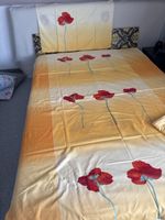 2 x Bettwäsche Set Mohnblumen Swisspill 160x210&65x100