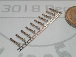 1-PIN-Stecker blank female, 100 Stück