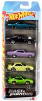 Hot Wheels Fast & Furious 5er Set Auto's neu!