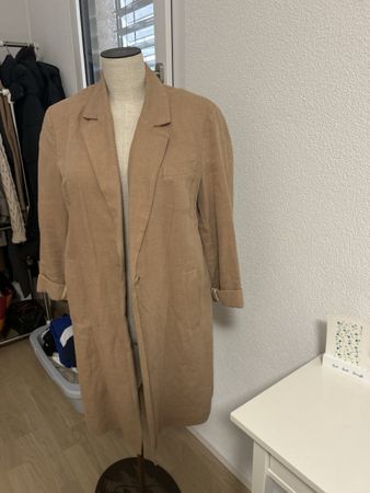 Gerry Weber Mantel Beige Linen/ Cotton