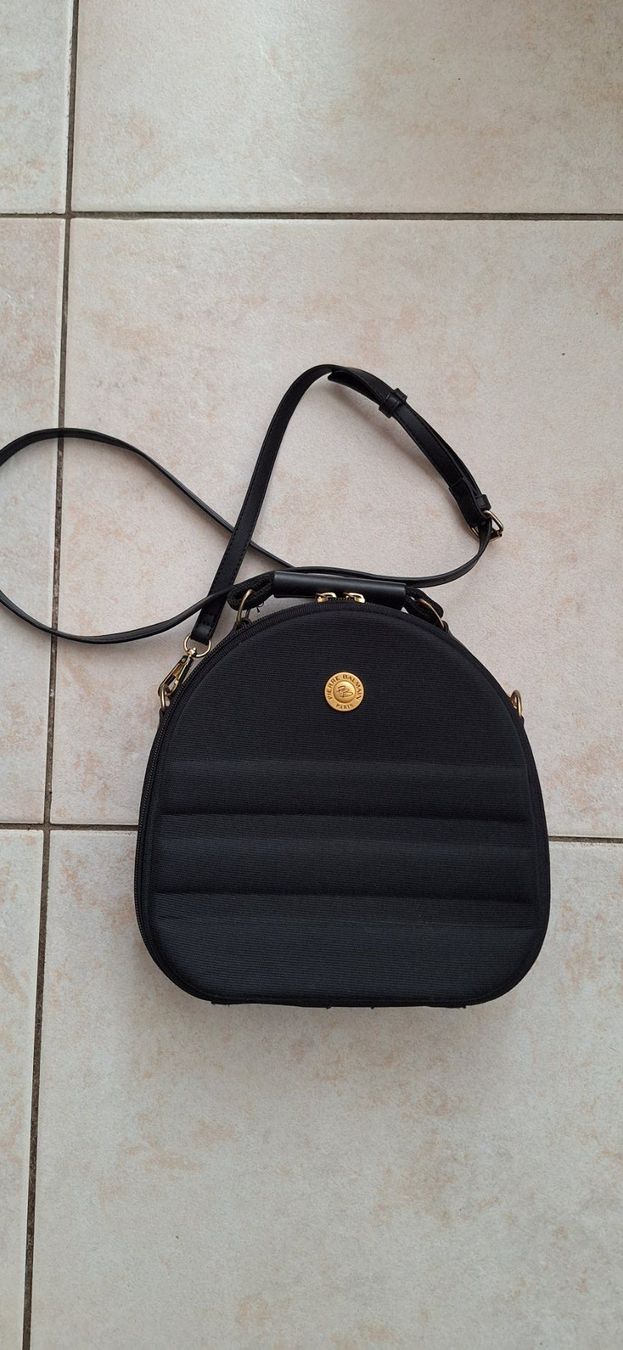 Sac Pierre Balmain noir, forme ronde, vintage (Gebraucht) in St-Triphon ...