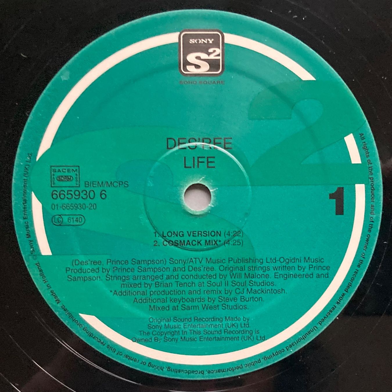 Dischi in vinile: DES'REE - LIFE – Usato da Poliez-Pittet venduto da Newtown-Records 2
