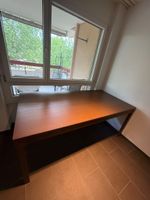 Holztisch rechteckig dunkelbraun - Ausziehbare Tisch