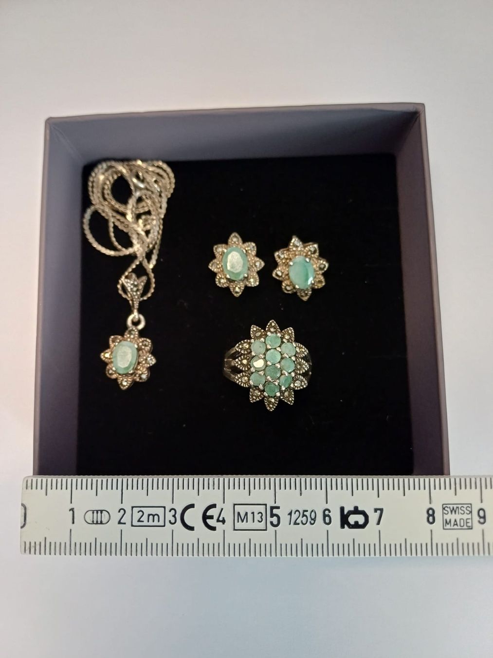 Anhänger: 925 Silber Schmuckset – Gebraucht aus Urnäsch von G.Kertscher 6