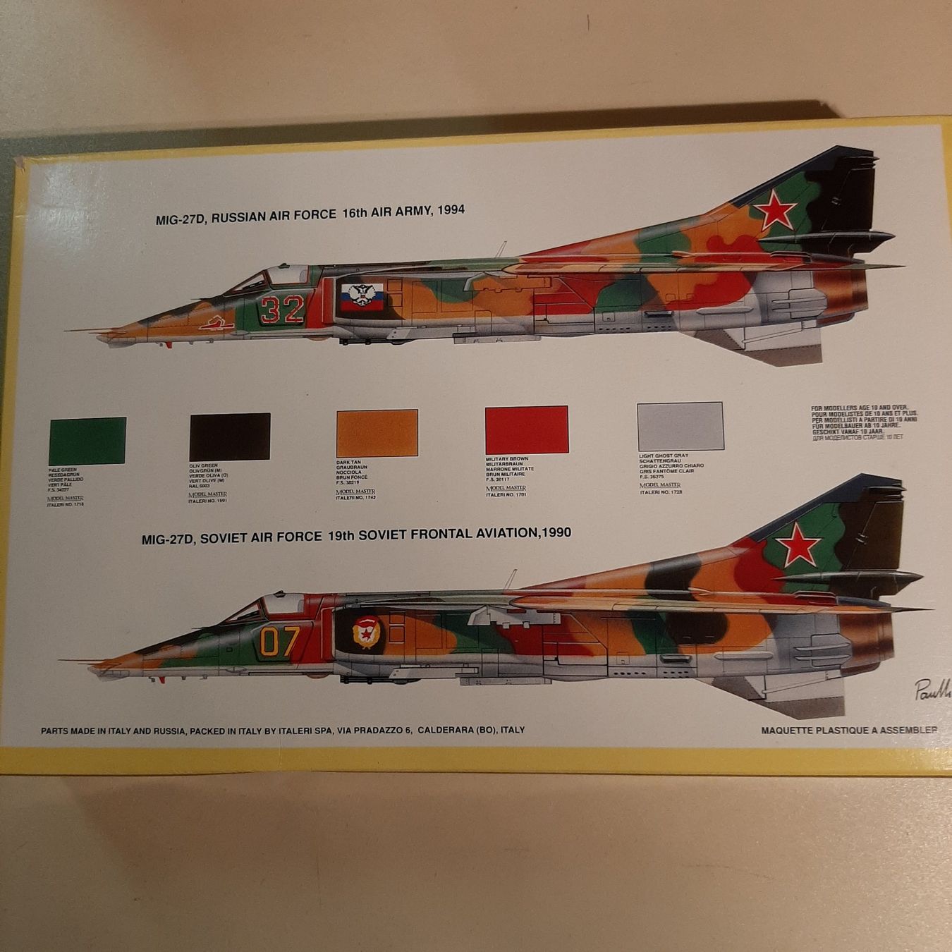 Italeri Kit di modellismo & Modellini statici: 2491 ... MIG-27 M ... Italeri 075 – Nuovo (secondo la descrizione) da Bonstetten venduto da Benibanny59 1