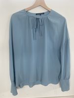 Luisa Cerano Bluse Acetat und Seide Gr. 36 hellblau