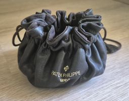 Bourse en cuire marron Patek Philippe