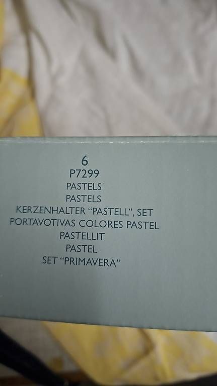 Portacandele: Kerzenhalter pastell – Usato da Meisterschwanden venduto da kuschti01 1