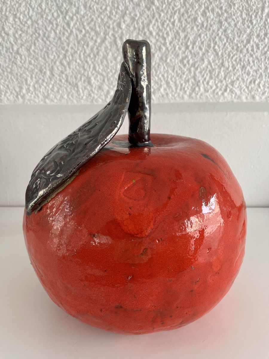 Skulpturen & Statuen: XXL Keramik Apfel / handgefertigt  – Gebraucht aus Wetzikon ZH von seli03